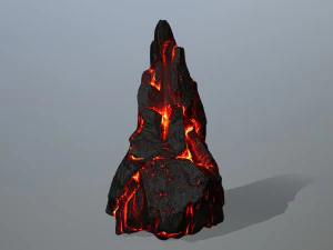 lava rocks 3D Model