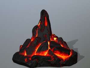 lava rocks 3D Model