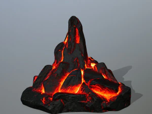 lava rocks 3D Model