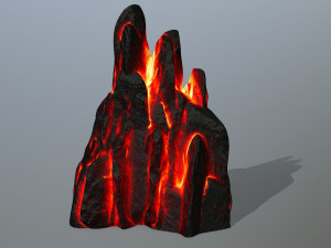 lava rocks 3D Model
