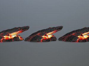 lava rocks 3D Model