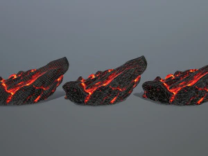lava rocks 3D Model