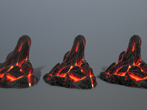lava rocks 3D Model