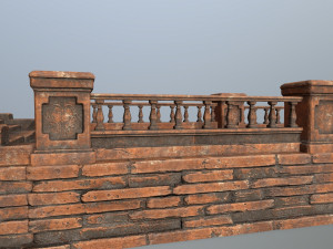 ruin set 3D मॉडल