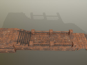 ruin set 3D मॉडल