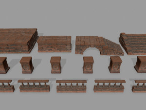ruin set 1 Modelo 3D