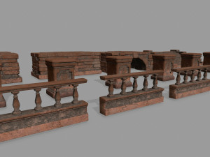ruin set 1 Modelo 3D