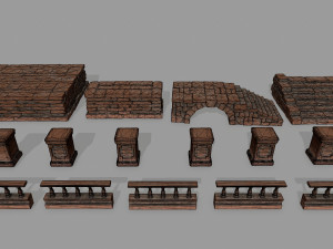 ruin set 1 Modelo 3D