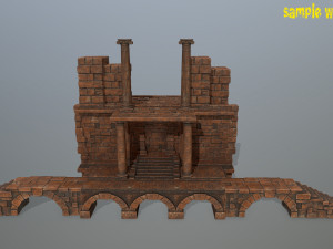 ruin set Modelo 3D