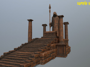 ruin set Modelo 3D
