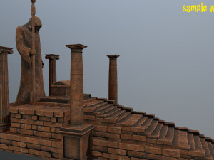 ruin set Modelo 3D