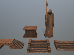 ruin set Modelo 3D