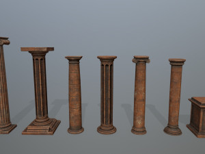 ruin set Modelo 3D