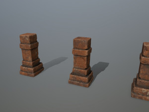ruin set Modelo 3D