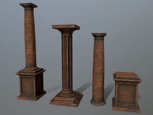 ruin set Modelo 3D