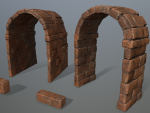 ruin set Modelo 3D