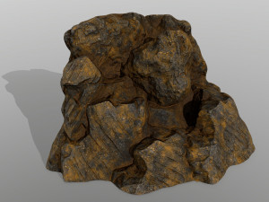 desert rocks Modèle 3D