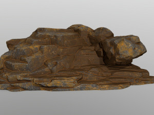 desert rocks Modèle 3D