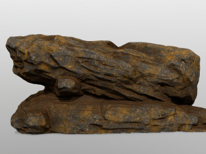 desert rocks Modèle 3D
