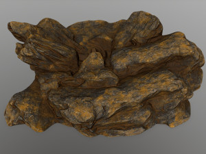 desert rocks Modèle 3D