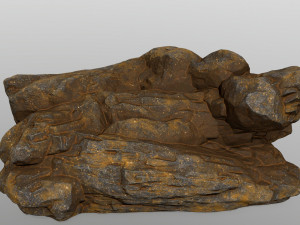 desert rocks Modèle 3D