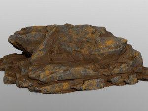 desert rocks Modèle 3D