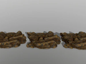 desert rocks 3D Model