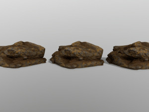 desert rocks Modèle 3D