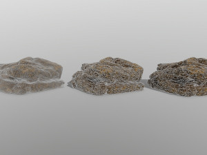desert rocks Modèle 3D