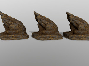 desert rocks Modèle 3D