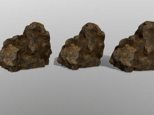desert rocks Modèle 3D
