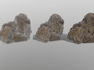 desert rocks Modèle 3D