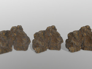 desert rocks Modèle 3D