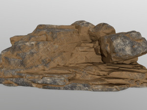 desert rocks 3D Model