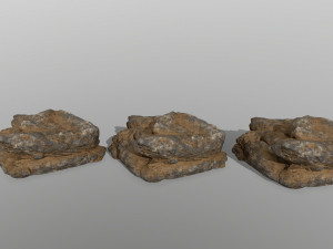 desert rocks 3D Model