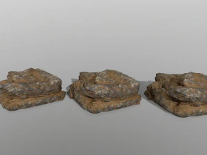 desert rocks 3D Model