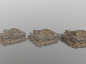 desert rocks 3D Model