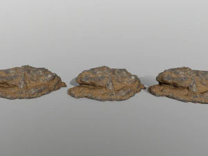 desert rocks 3D Model