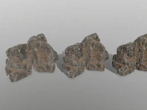 desert rocks 3D Model