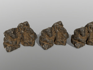 desert rocks 3D Model