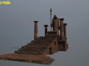 old ruin set 3D Model