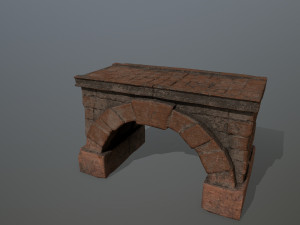 old ruin set 3D Model