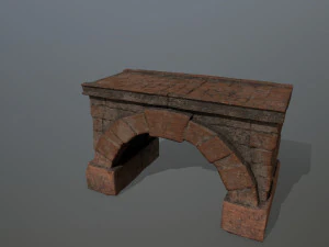 old ruin set 3D Model
