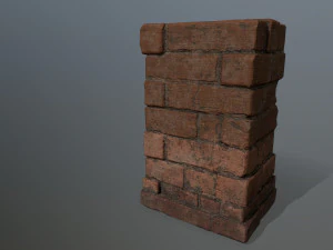 old ruin set 3D Model