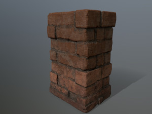 old ruin set 3D Model