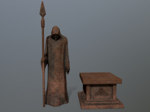 old ruin set 3D Model
