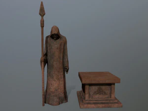 old ruin set 3D Model
