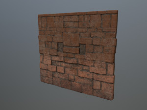 old ruin set 3D Model