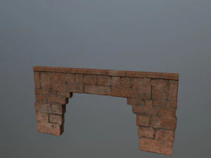 old ruin set 3D Model