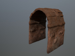 old ruin set 3D Model
